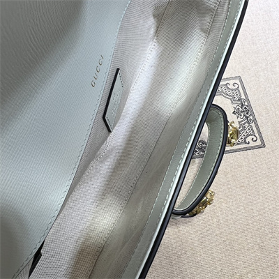 Gu.cci Horsebit 1955 Small Shoulder Bag Mint  Leather 735178