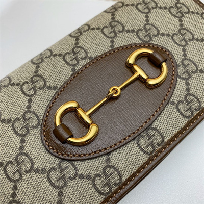 gu.cci horsebit 1955 wallet with chain gg S*p*e canvas 621892