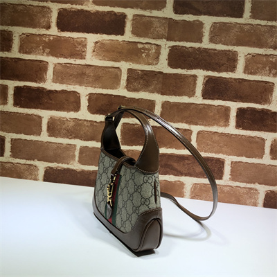 Jackie 1961 Mini Shoulder Bag GG Canvas Brown 637092