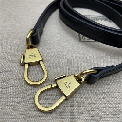 Gu.cci Diana Mini Tote Bag Black Leather 655661