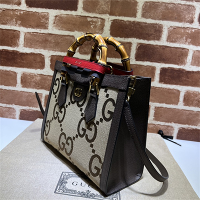 Gu.cci Diana Jumbo GG Canvas Small Tote Bag 660195