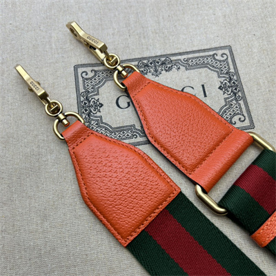 Gu.cci Diana Mini Tote Bag Orange Leather 2 Straps 702732