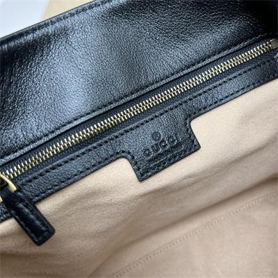 Gu.cci Diana Small Shoulder Bag Black Leather 746251