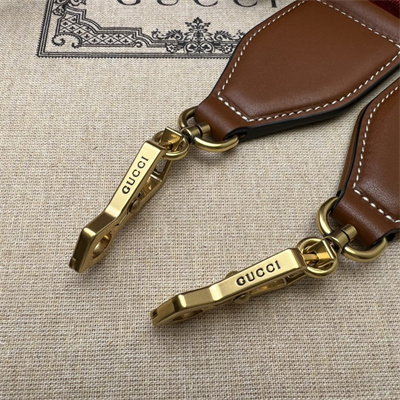 Gu.cci Bamboo 1947 Mini Top Handle Bag Vintage Brown Leather 686864