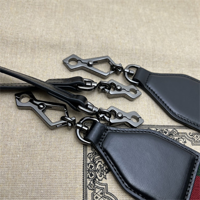 Gu.cci Bamboo 1947 Mini Top Handle Bag Black Leather 686864