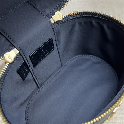 Gu.cci Mini Bamboo Shoulder Bag Black Leather 760200