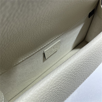 Gu.cci Dionysus Small Rectangular Bag White Leather 499623