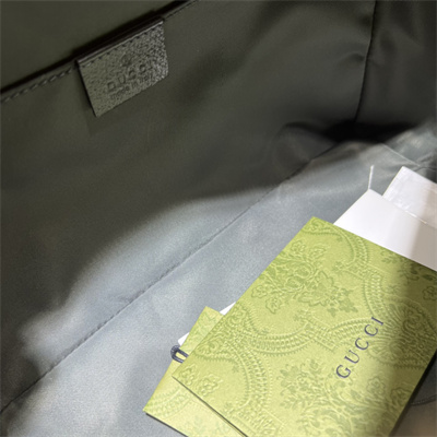 gu.cci ophidia small toiletry case grey and black gg S*p*e canvas 572761