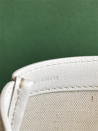 Go*ard saigon tote bag Go*ardine canvas & chevroches calfskin white