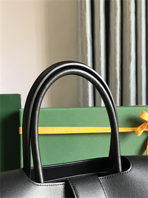 Go*ard saigon tote bag Go*ardine canvas & chevroches calfskin black