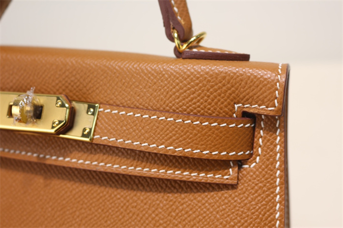 Kelly Mini II Bag Epsom Leather Gold/Silver Hardware In Gold Color HS