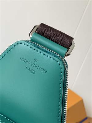 L.V Avenue Slingbag Monogram Macassar Canvas Borneo Green M12734