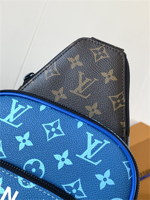 L.V Avenue Slingbag  Monogram Macassar Canvas Blue M23782