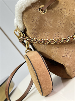 L.V Bella Bag Suede Leather Brown M57068