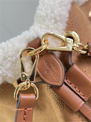 L.V Bella Bag Suede Leather Brown M57068