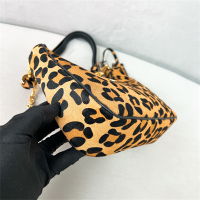 Pra*a re-edition leopard print horsehide mini-bag 1bc204