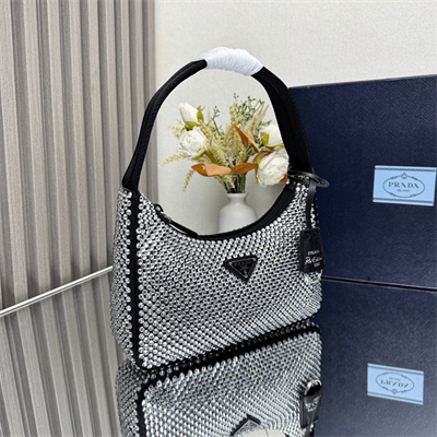 pra*a  re-edition 2000 mini-bag with Di*m*nd black 1ne515