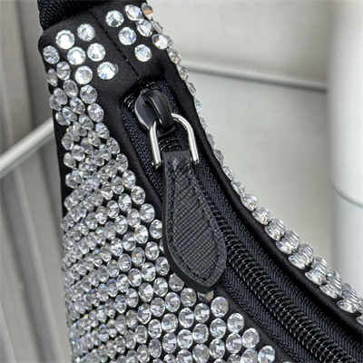 pra*a  re-edition 2000 mini-bag with Di*m*nd black 1ne515