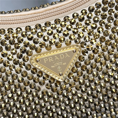 pra*a  re-edition 2000 mini-bag with Di*m*nd gold 1ne515