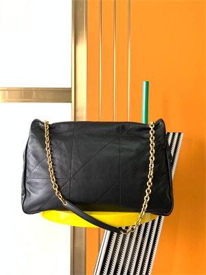 Y.S.L Large JAMIE 4.3 BAG IN LAMBSKIN Black Color Gold Tone Metal