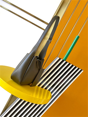 Y.S.L LE 5 A 7 Mini HOBO BAG In Kaki Green Grained Calfskin Leather