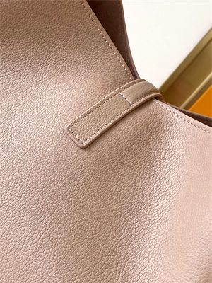 y.s.l le 5 a 7 S*pple large hobo bag in beige leather