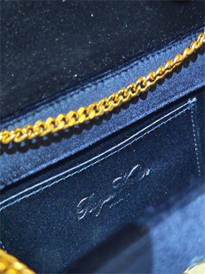 Roger Vivier Jewel Efflorescence Mini Bag In Velvet Navy