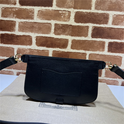 Gu.cci Blondie Belt Bag Black Leather 718154