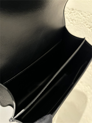 Constance Bag Epsom Leather 18CM Gold/Silver Tone Metal In Black Color HS  (With mirror)