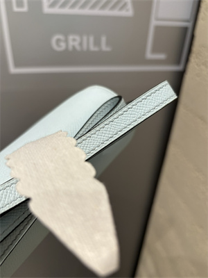 Constance Bag Epsom Leather 18CM Gold/Silver Tone Metal In Blue Pale Color HS  (With mirror)