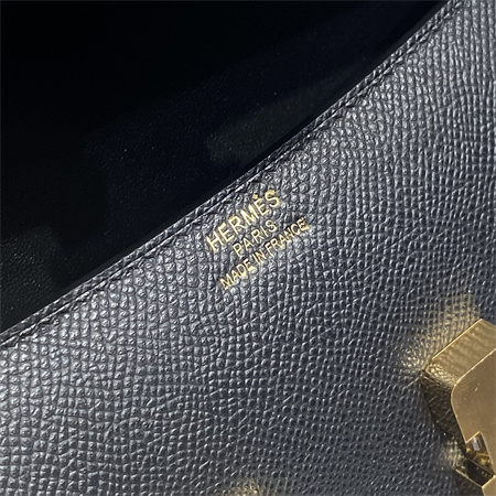 Constance Elan Epsom Leather  Gold/Silver Tone Hardware Black Color HS(With Mirror)