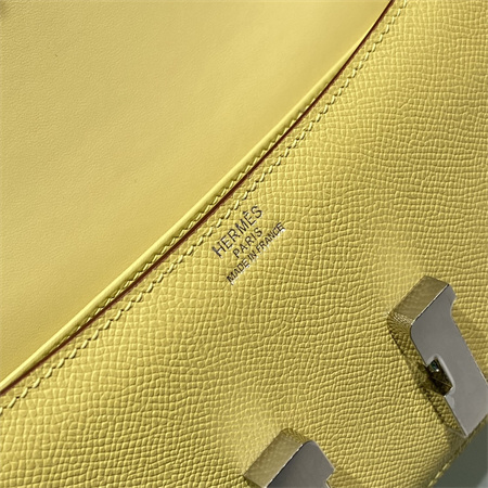 Constance Elan Epsom Leather  Gold/Silver Tone Hardware Lemon Color HS(With Mirror)