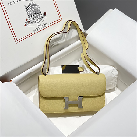 Constance Elan Epsom Leather  Gold/Silver Tone Hardware Jaune Poussin Color HS(With Mirror)