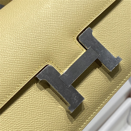 Constance Elan Epsom Leather  Gold/Silver Tone Hardware Jaune Poussin Color HS(With Mirror)