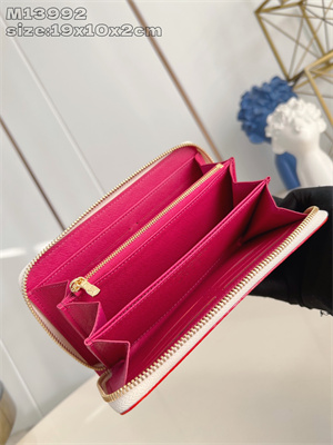 LV x TM Zippy Wallet Multicolor Monogram Canvas White M13992