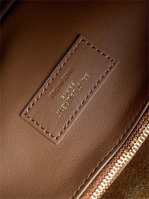 y.s.l le 5 a 7 S*pple small hobo bag in brown suede leather