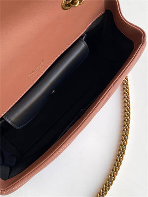 Y.S.L LOULOU Small in MATELASSÉ lambskin Gold Tone Metal