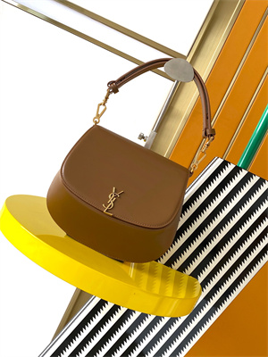 y.s.l voltaire top handle in box Sa**t Lau*nt brown