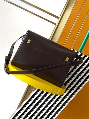 y.s.l manhattan shoulder bag in box Sa**t Lau*nt coffee color