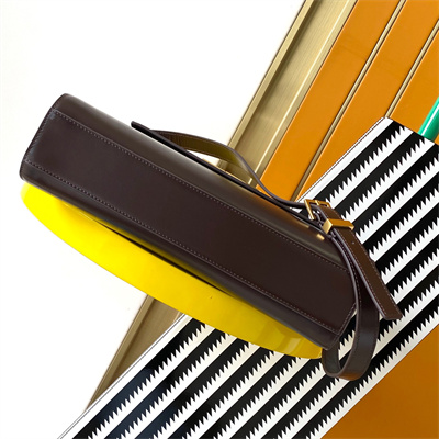 y.s.l manhattan shoulder bag in box Sa**t Lau*nt coffee color