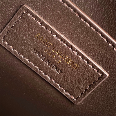 y.s.l manhattan shoulder bag in box Sa**t Lau*nt coffee color
