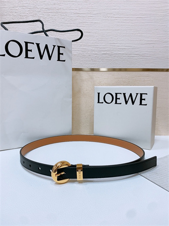 L0ew* belt in smooth calfskin 20mm gold/silver hardware colors options