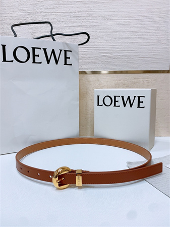L0ew* belt in smooth calfskin 20mm gold/silver hardware colors options