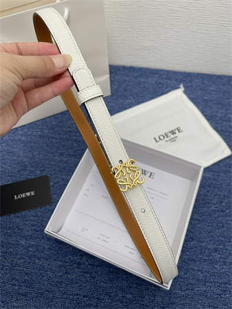 L0ew* belt in smooth/grained calfskin 20mm gold/silver hardware colors options