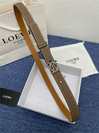 L0ew* belt in smooth/grained calfskin 20mm gold/silver hardware colors options