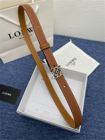 L0ew* belt in smooth/grained calfskin 20mm gold/silver hardware colors options