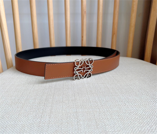 L0ew* belt in smooth calfskin 28mm gold/silver hardware colors options