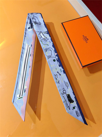 H**mes twilly 100% silk 37830