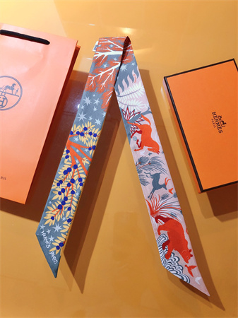 H**mes twilly 100% silk 37833