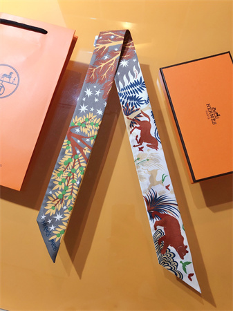 H**mes twilly 100% silk 37833